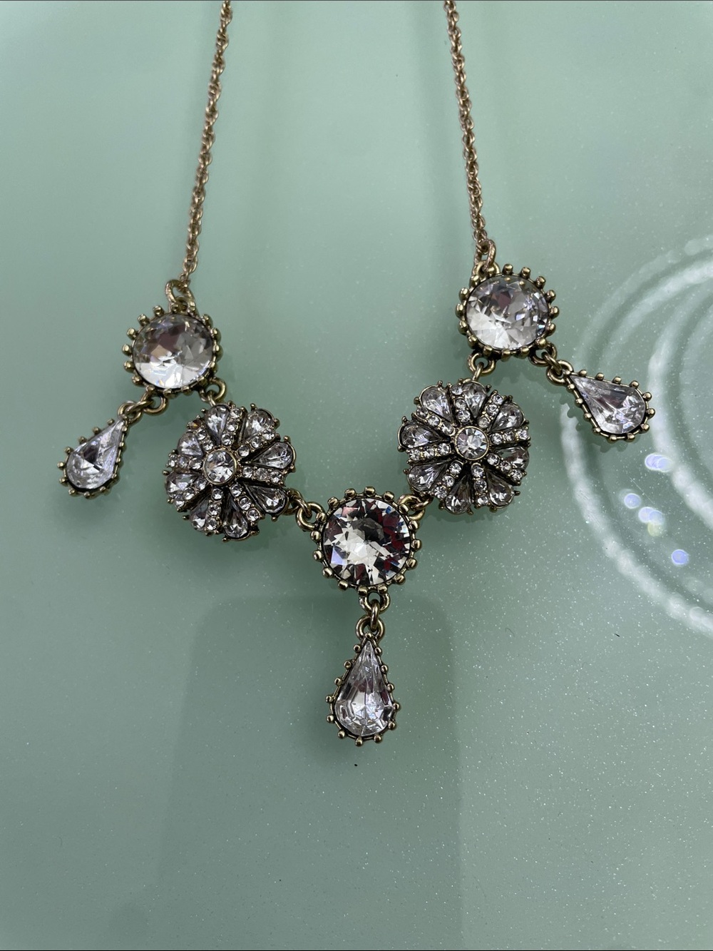 Betsy Johnson Vintage Necklace Rhinstones